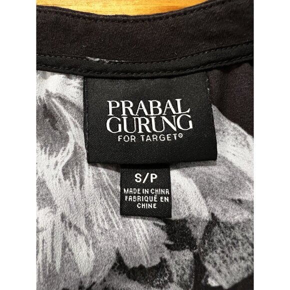 Prabal Gurung For Target Womens Black Floral Sleeveless Tank Top Size Small City - Picture 3 of 8